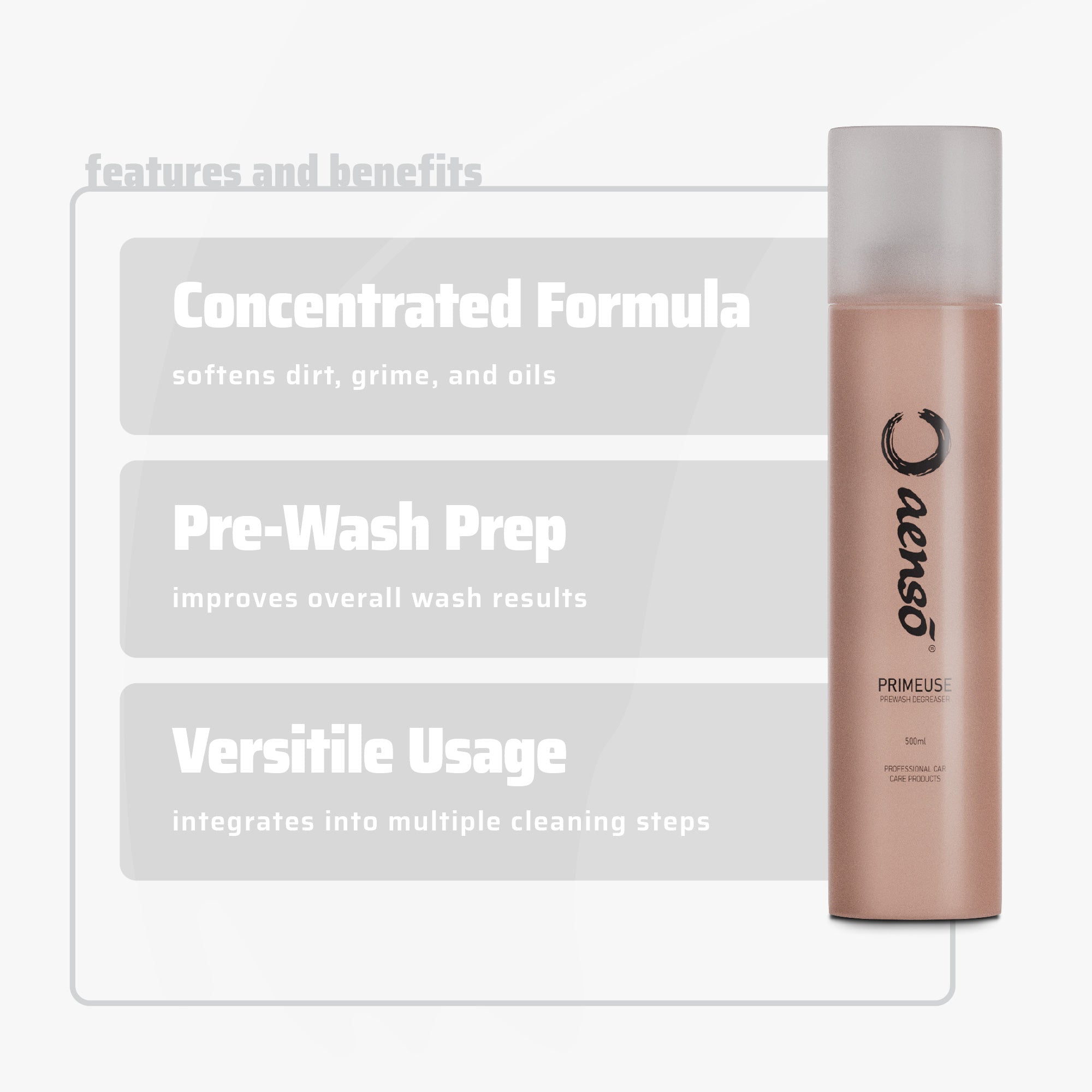 Aensō Primeuse - Pre-wash Degreaser