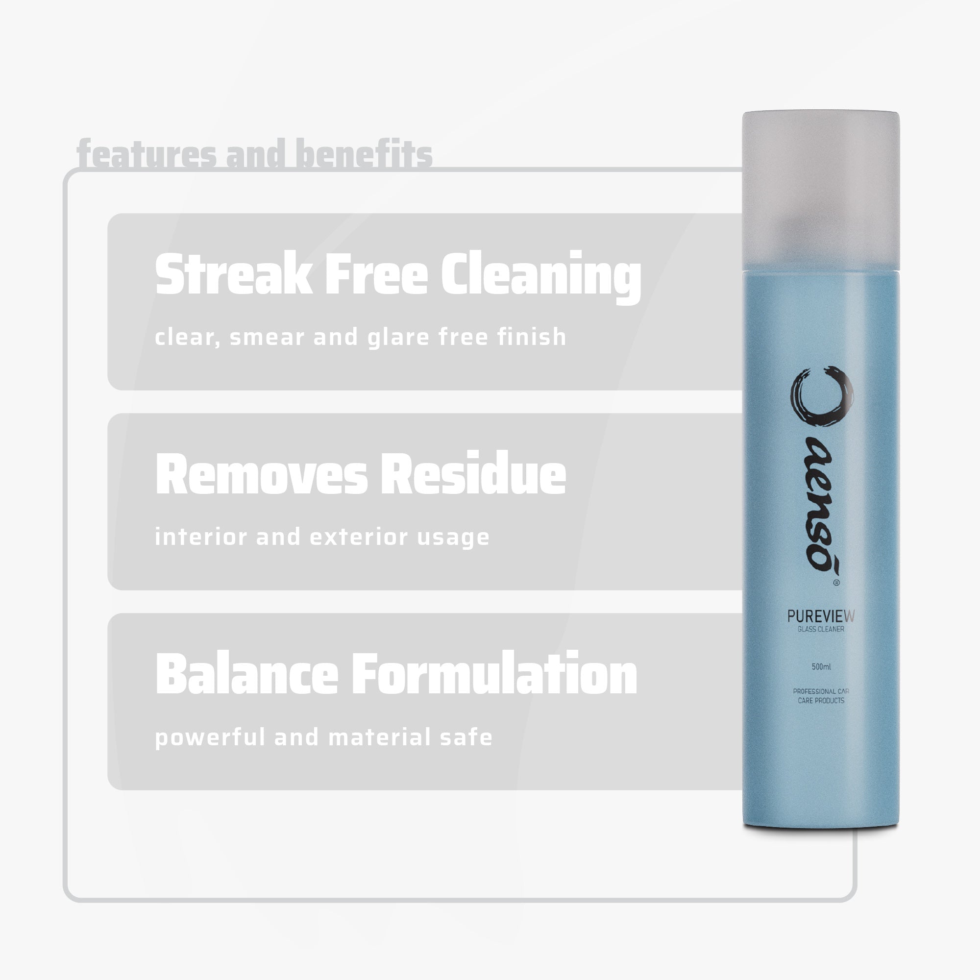 Aensō Pureview – Glass Cleaner