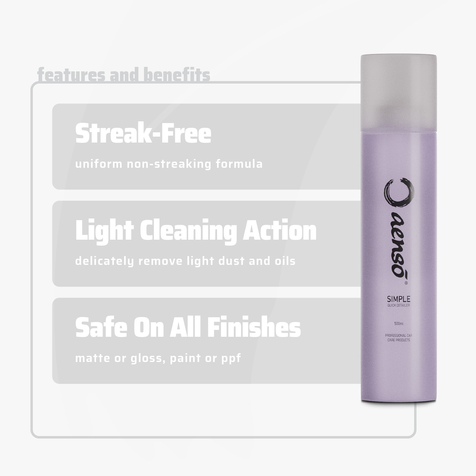 Aensō Simple - Quick Detailer